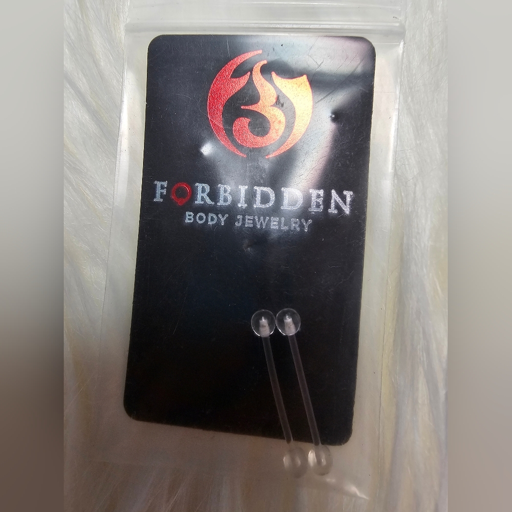 Clear‎ Nipple Body Jewelry by Forbidden
